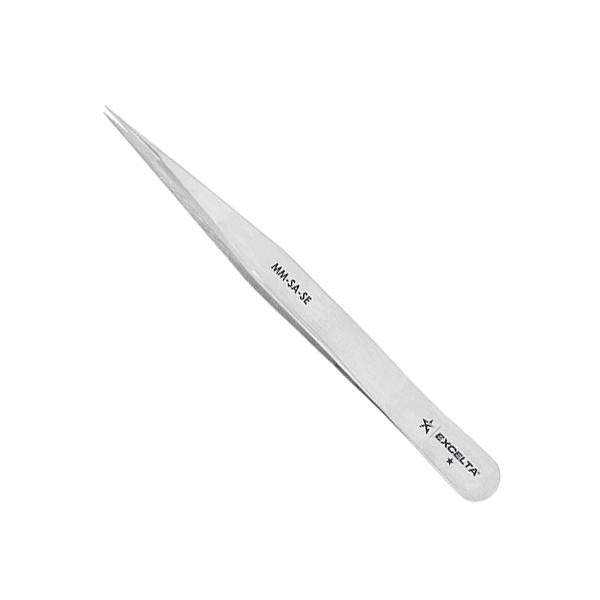 Excelta Tweezers - MM-SA-SE - Straight Strong Fine Point - Anti-Mag. SS - MM-SA-SE