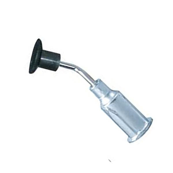 Excelta Vacuum Probe/Cup - Bent - Black Buna-n - .25" dia. - PVB-CB-14