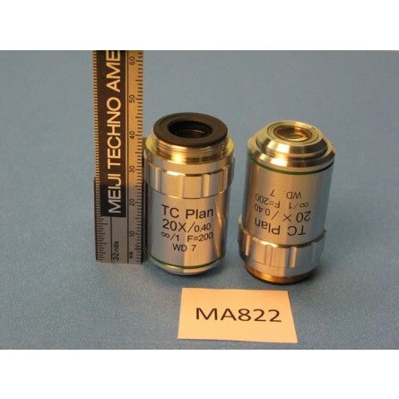 Meiji Techno 20X TC-Plan Objective 7mm WD - M48-MA822