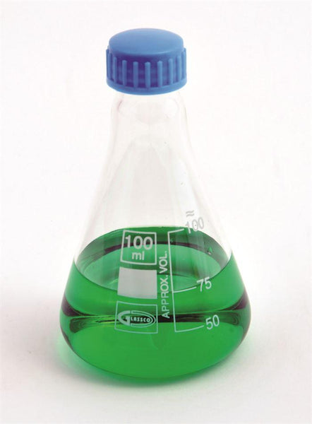 Erlen Flask, W/Screw Cap, Boro Gl, 250ml - FG5021-250