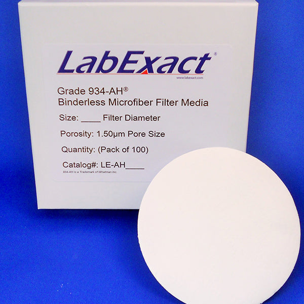 Glass Fiber Filter, Diameter 90 mm, Preweighed for Standard Methods TSS procedure, 100/pk - TSS-WDT-9000