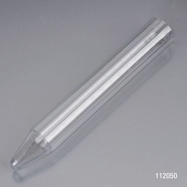 Centrifuge tube, 12mL, Molded Graduations, 16.5 x 107.5mm, PS, 100/Bag, 10 Bags/Case-112050