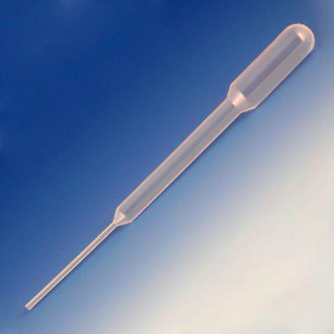 Transfer Pipet, 6.5mL, Narrow Stem, 155mm, 500/Dispenser Box-139020-500