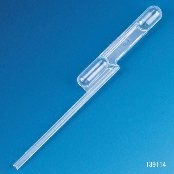 Transfer Pipet, Exact Volume, 100uL (0.10mL), 83mm Long, 500/Pack, 10 Packs/Case-139114