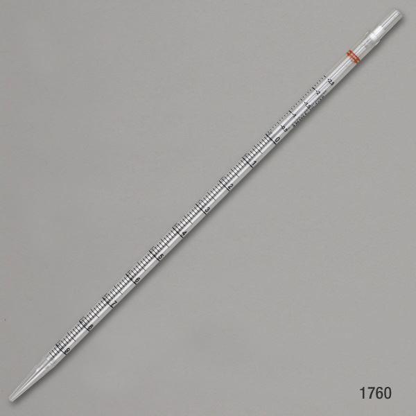 Serological Pipette, 10mL, PS, Standard Tip, 345mm, STERILE, Orange Band, Individually Wrapped, 200/Dispenser Box-1760