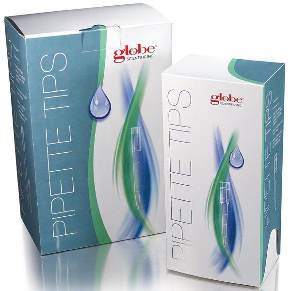 Pipette Tip, 0.1 - 20uL, Certified, Universal, Low Retention, Graduated, 45mm, Extended Length, Natural, STERILE, 96/Rack, 10 Racks/Box-150040RS