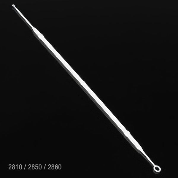 Inoculation Loop, Rigid, 10uL & 1uL, with Calibration Certificate, STERILE, White, 10/Peel Pack, 50 Packs/Unit-2860