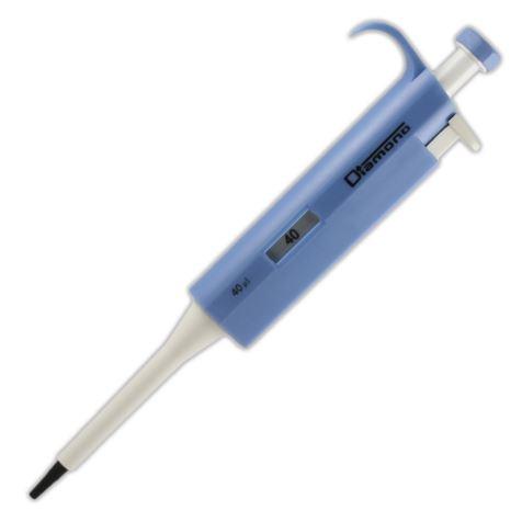 Pipette, Diamond, Fixed Volume, 40uL, Blue-3302-40