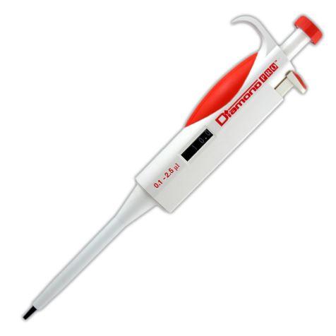 Pipette, Diamond PRO, Adjustable Volume, 0.1 - 2.5uL, Red-3311-1