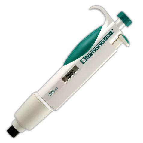 Pipette, Diamond PRO, Fixed Volume, 2000uL (2mL), Light Green-3312-2000