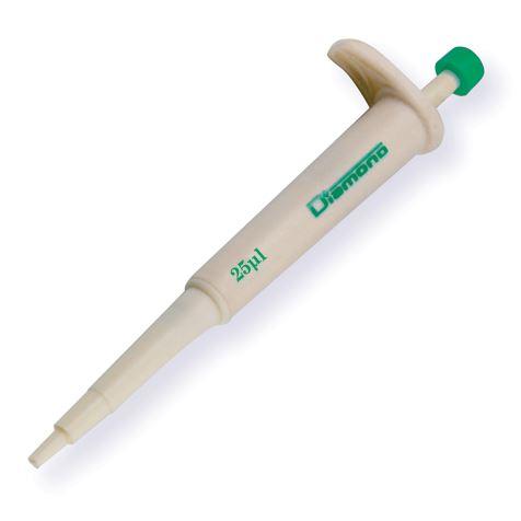 Pipette, Diamond Jr., 25uL, Green, Autoclavable-3322-25
