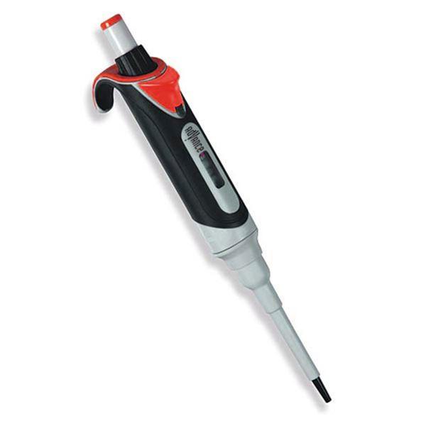 Pipette, Diamond Advance, Fully Autoclavable, Adjustable Volume, 0.5 - 10uL, Red-3341-10
