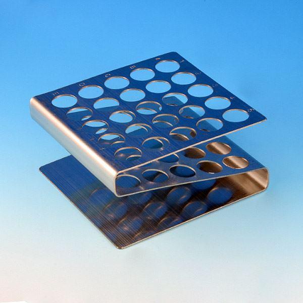 Rack, Tube, 12/13mm, 50-Place, Stainless Steel "Z" Shape-457105