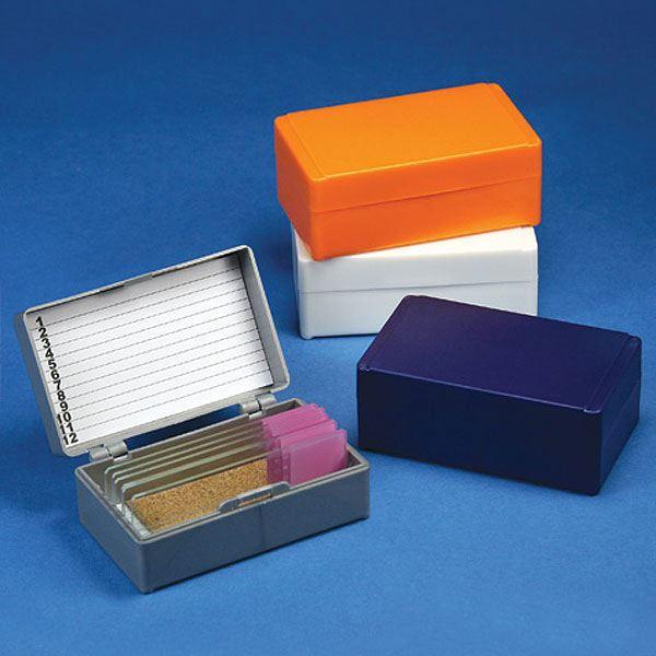 Slide Box for 12 Slides, Cork Lined, Dark Gray-513072G