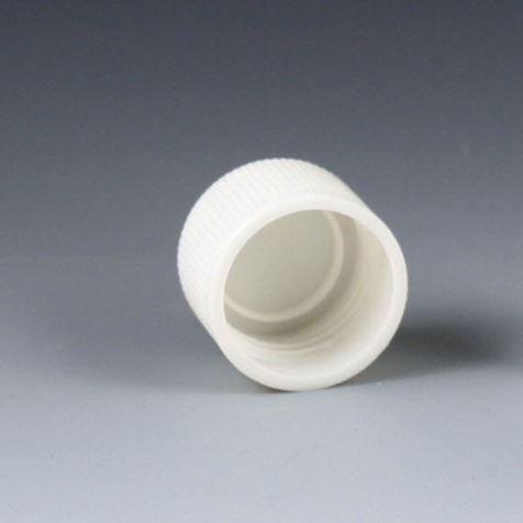 Cap, Screw, for False Bottom Tubes with Threads, White-5528B
