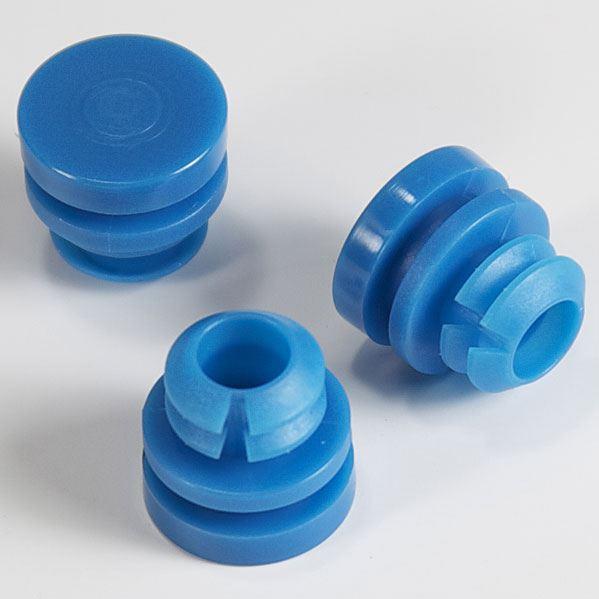 BECKMAN: 13mm Plug Cap for IDS Beckman Specimen Automation Track (2nd Generation), Blue, 500/Bag-5538