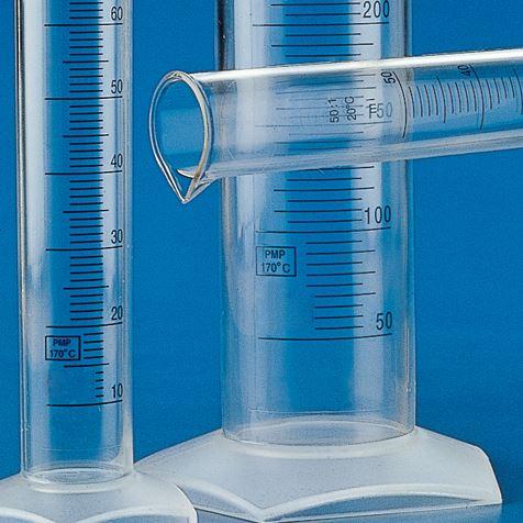 Graduated Cylinder, PMP (TPX), Printed Graduations, 250mL-602574-1