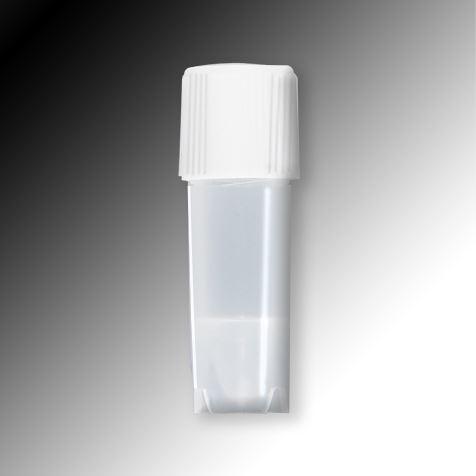 Sample Tube, 1.2mL, External Threads, PP, Conical Bottom, Self-Standing-6030