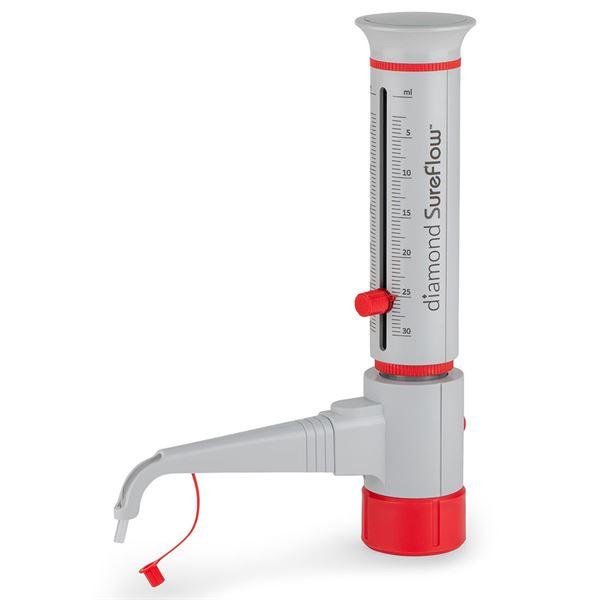Bottle Top Dispenser, 2.5mL to 30.0mL, 0.5mL increments, Standard-GBTD-30