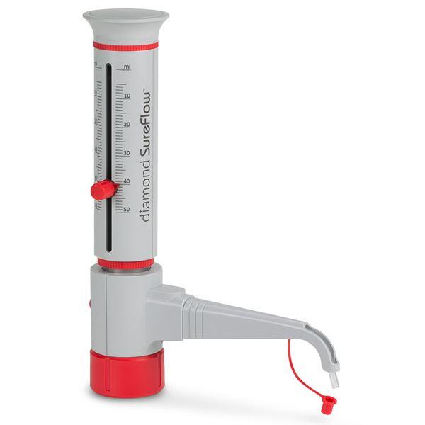 Bottle Top Dispenser, 5.0mL to 50.0mL, 1.0mL increments, Standard-GBTD-50