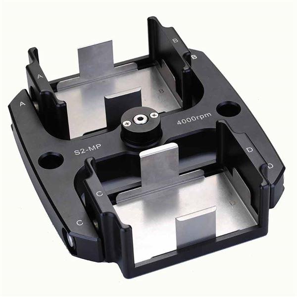 Rotor, Swing-Out, for use with GCC-MP Series Multi-Purpose Clinical Centrifuges, Aluminum Alloy, 4000rpm max, 2-Place for Microplates-GCC-MP-SWING-PLATE