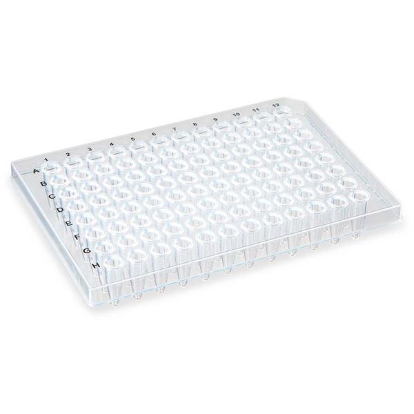 0.2mL 96-Well PCR Plate, Half Skirt, Clear-PCR-HS-02