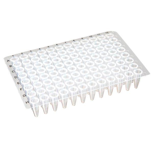 0.2mL 96-Well PCR Plate, No Skirt, Flat Top, Clear-PCR-NS-02