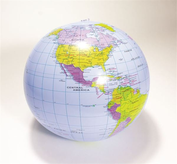 Globe, Geopolitical, Inflatable - GLOBE24