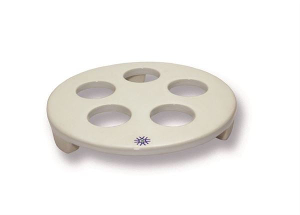 Porcelain Desic Plate W/ Stand, 142mm - JDS142