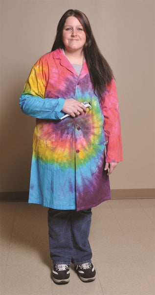 Laboratory Coat, Tye Dye, Large - LBCTLG