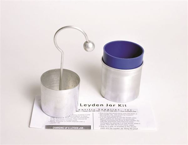 Leyden Jar, 6" Tall, 3-1/4" In Dia - LYJ001