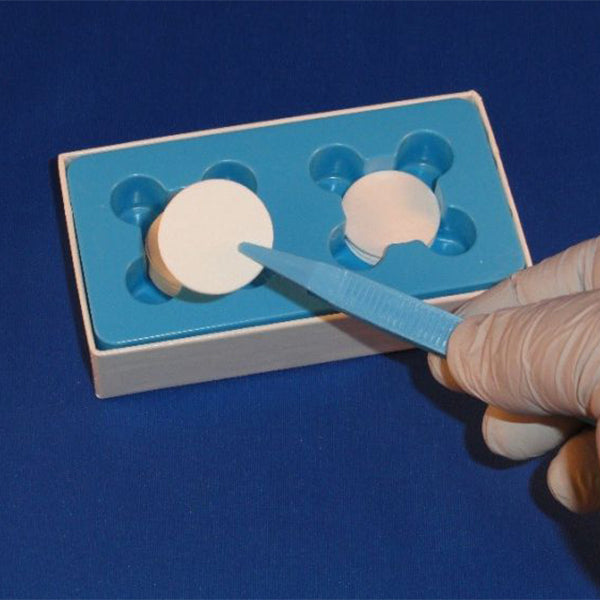 Hydrophobic PTFE membrane, NON-STERILE, 0.22 micron, 47mm diameter, pack of 100 - IWT-PTFE-022047