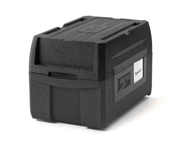 Mightylite ML180XL-BL Insulated Top-Load Food Carrier with BigBoy Multifunctional Lid, Black