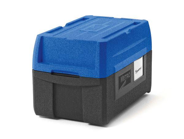 Mightylite ML180XL-BU Insulated Top-Load Food Carrier with BigBoy Multifunctional Lid, Blue/Black