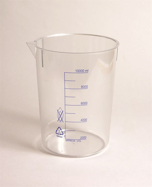 Beakers, Printed Grad, Pmp, 50ml, Pk/12 - P50701