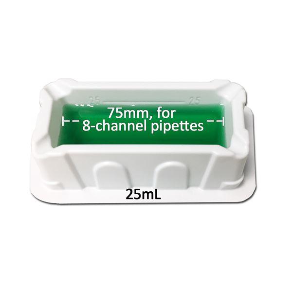 Aspir-8 Reservoir- 25ml- 8-channel only- non-sterile- bulk pack- 100/cs-P7025