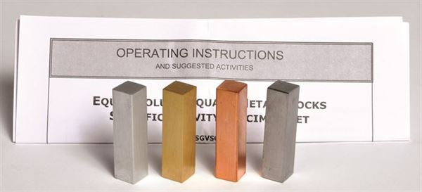 Equal Volume Metal Squares, Set Of 4 - SGVS04