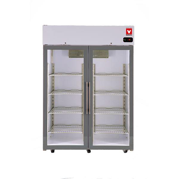 Yamato SLR1301DG Laboratory Refrigerator 2 C To 8 C, 49 Cu.Ft., Two Glass Doors, Cycle Defrost, 115v