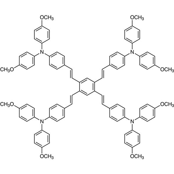 (E,E,E,E)-1,2,4,5-Tetrakis[4-[bis(4-methoxyphenyl)amino]styryl]benzene, 1G - T3722-1G