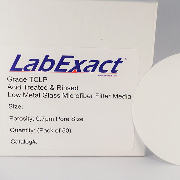 TCLP Grade Acid Treated, 4.7cm - 100/Pk Binderless glass microfiber filter media - TCLP-1