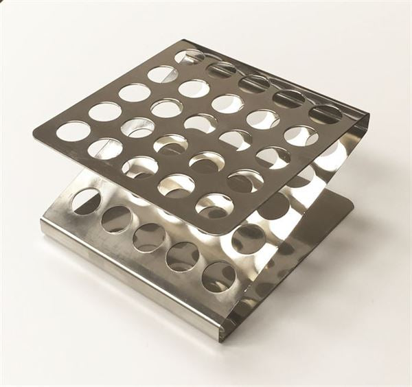 Test Tube Rack, Stainless Steel - TTRSS25