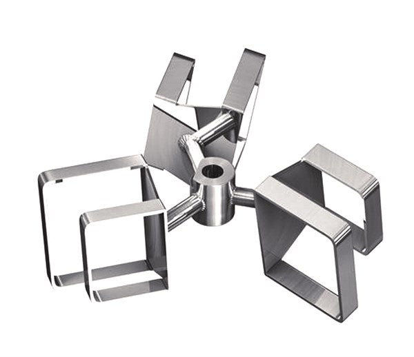 Heidolph Overhead Stirrer Visco Jet Crack Impeller- 120mm (Stainless Steel) - 036300506