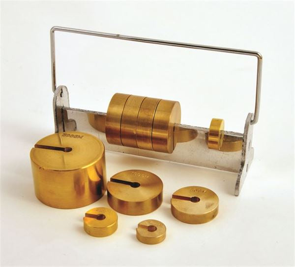 Deluxe Slotted Weight Set Of 10, W/ Rack - WHST10